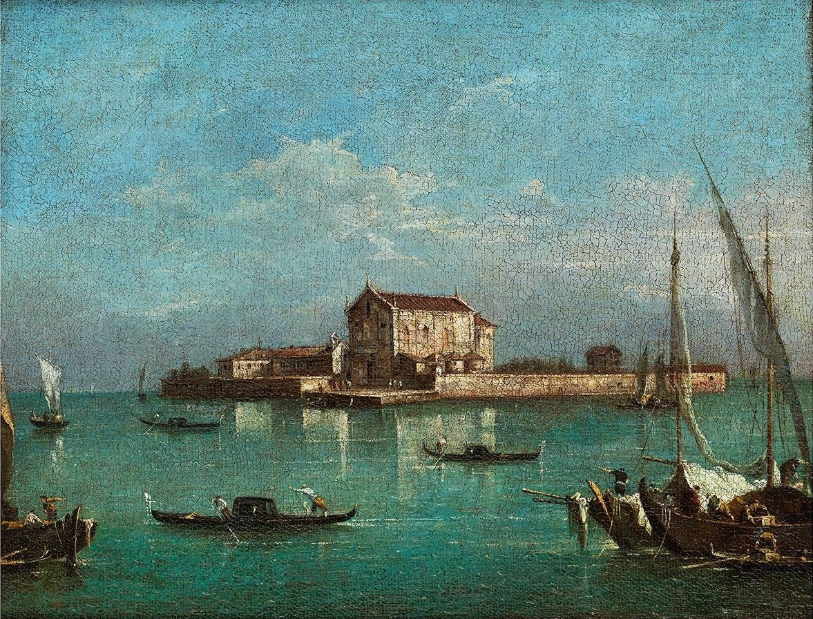 Veduta dell'isola di san Cristoforo a Venezia